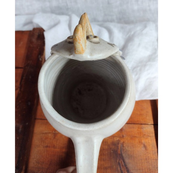 Vintage chicken Pottery pitcher,Kitchen Pottery - Picture 4 of 8